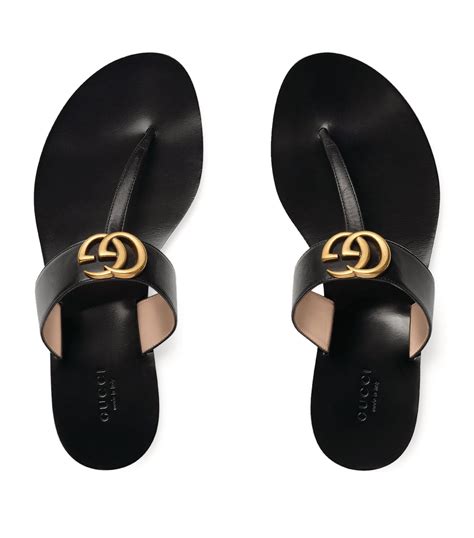 sandali flat eleganti gucci|gucci sandals double g.